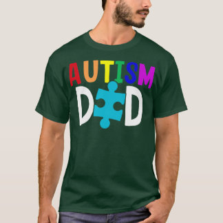 T-shirt Autisme Papa Chemise Sensibilisation sur l'autisme