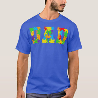 T-shirt Autisme Papa Drôle Autiste Conception