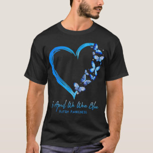 T-shirt Autisme papillon cardiaque En Avril Nous Portons A