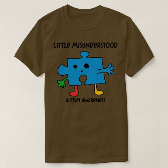 T-shirt Autisme peu mal compris 2 (Design devant)