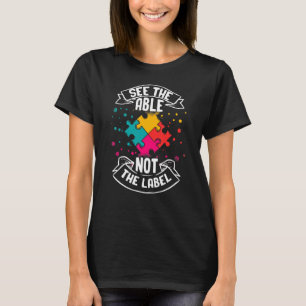 T-shirt Autisme Pour Adultes Autistes Asperger Syndrom Aut