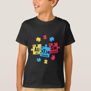 T-shirt Autisme Pour Les Enseignants VITESSE Éléments De T