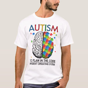 T-shirt Autisme Puzzle Pièce Cadeaux Autisme Citation Sens
