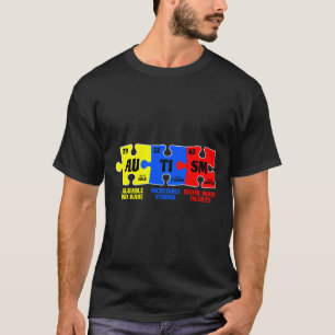 T-shirt Autisme Puzzle Sensibilisation sur l'autisme d'élé