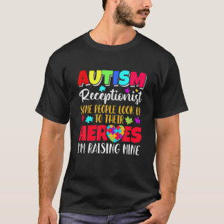 T-shirt Autisme Réceptionniste Certaines Personnes Regarde