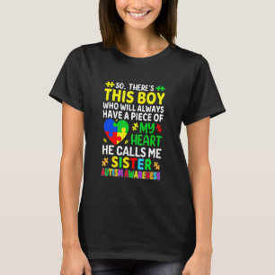 T-shirt Autisme Soeur Sensibilisation sur l'autisme Soutie
