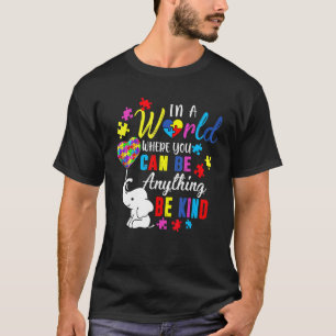 T-shirt Autisme Soyez Gentil Autisme Éléphants Autisme Sen