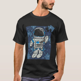 T-shirt Autisme Spaceman Astro Cosmo Sensibilisation sur l