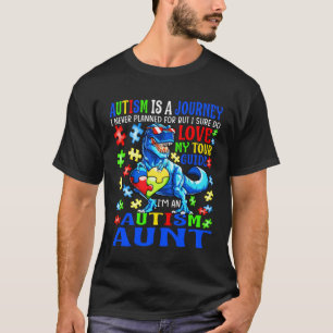 T-shirt Autisme Tante Voyage Citation Autisme Sensibilisat