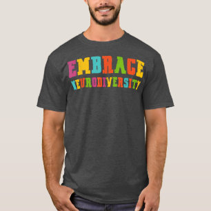 T-shirt Autisme TDAH vintage TSA Embrasser la neurodiversi