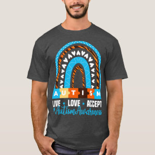 T-shirt autisme vivre amour accepter