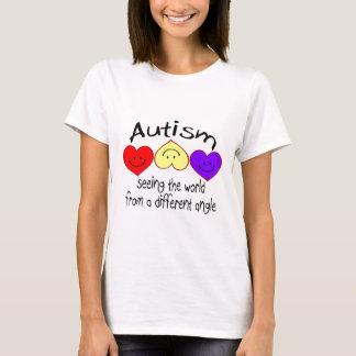 T-shirt Autisme, voyant le monde d'un angle différent