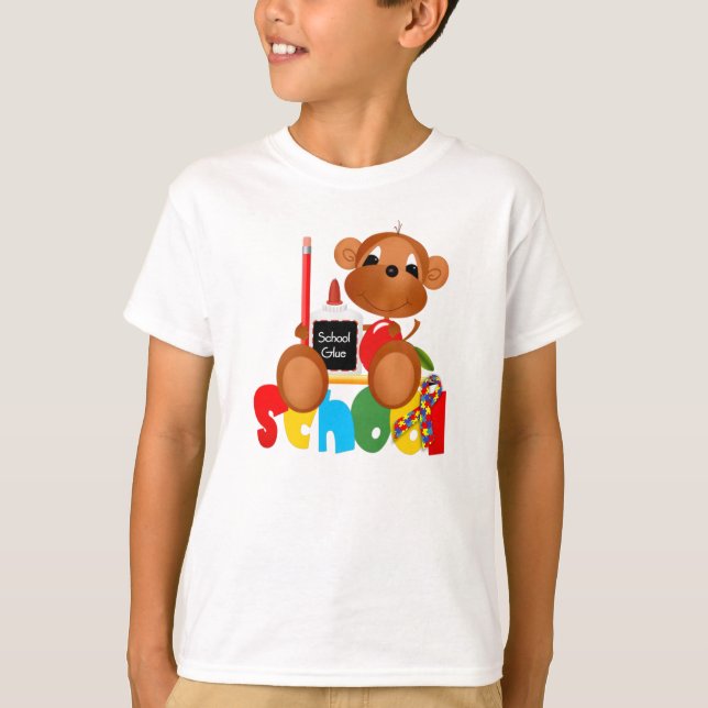 T-shirt AutismeKids Red Ringer Tee (Devant)