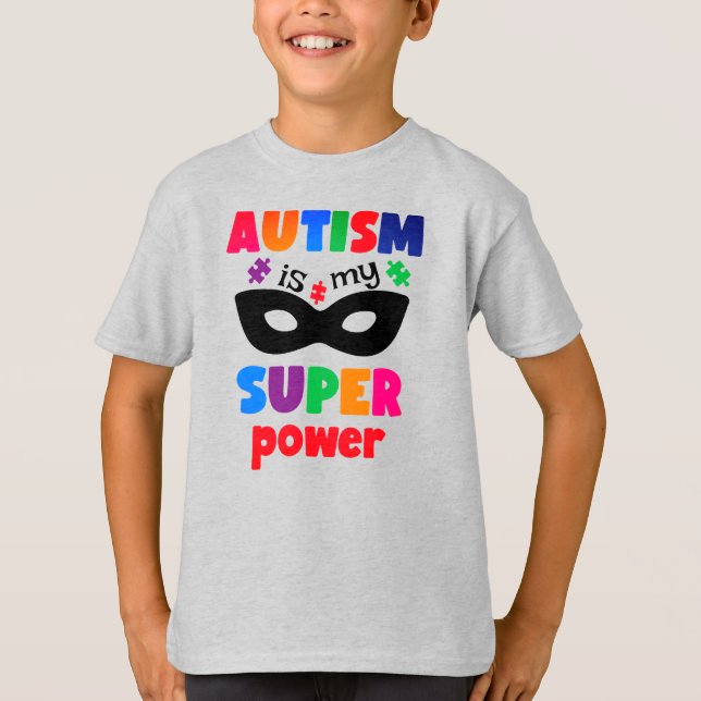 T-Shirt Autiste Basique Hanes Sans Étiquette Comfo (Devant)