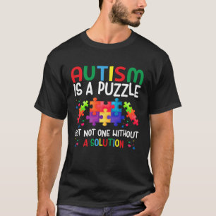 T-shirt Autiste  L'autisme est une énigme  Sensibilisation