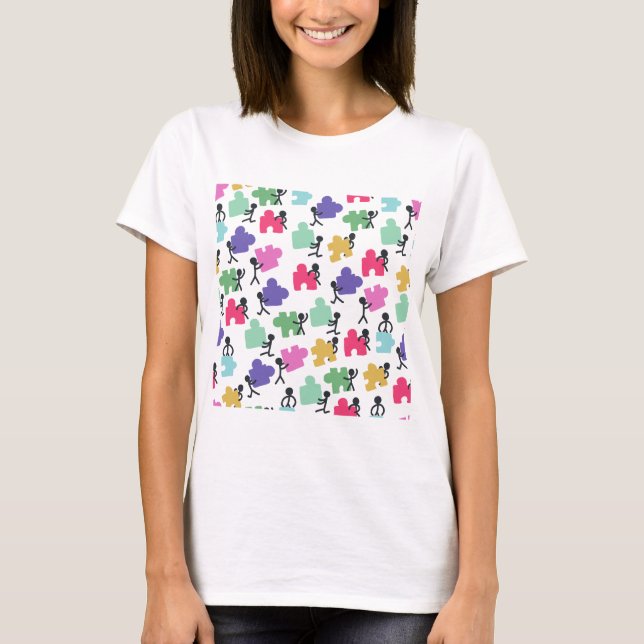 T-shirt autistes (Devant)