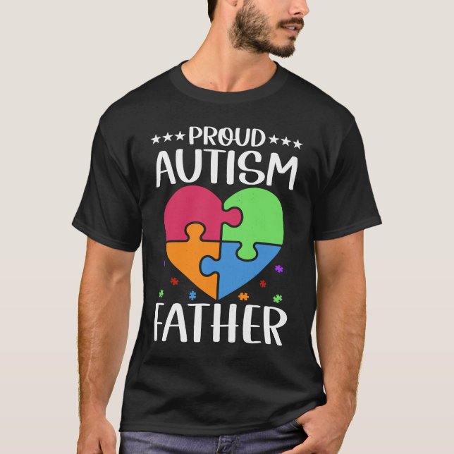T-shirt Autistic Autism Awareness Month Cute Proud Autism  (Devant)