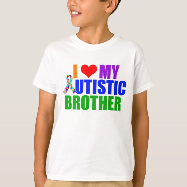 T-shirt Autistic Brother (Devant)