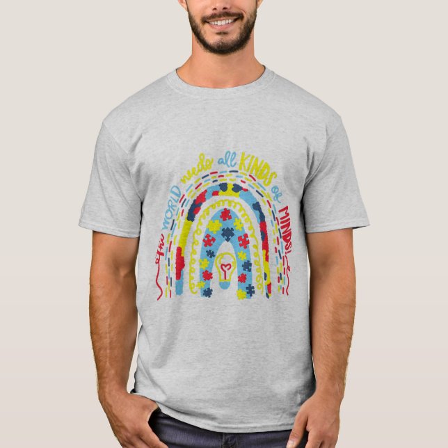 T-shirt Autistic Pride, cette incroyable sensibilisation à (Devant)