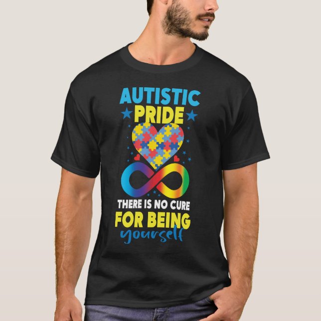 T-shirt Autistic Pride Day Autism Neurodiversity Infinity  (Devant)