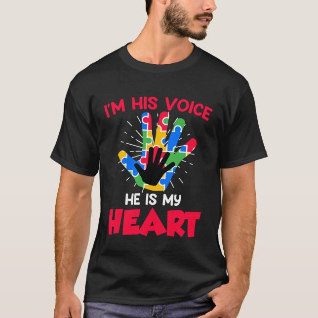 T-shirt Autistic solidarity for autistic child Autism Awar (Devant)