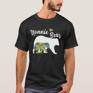T-shirt Autistic Support Autism Awareness Nonnie Bear Moth