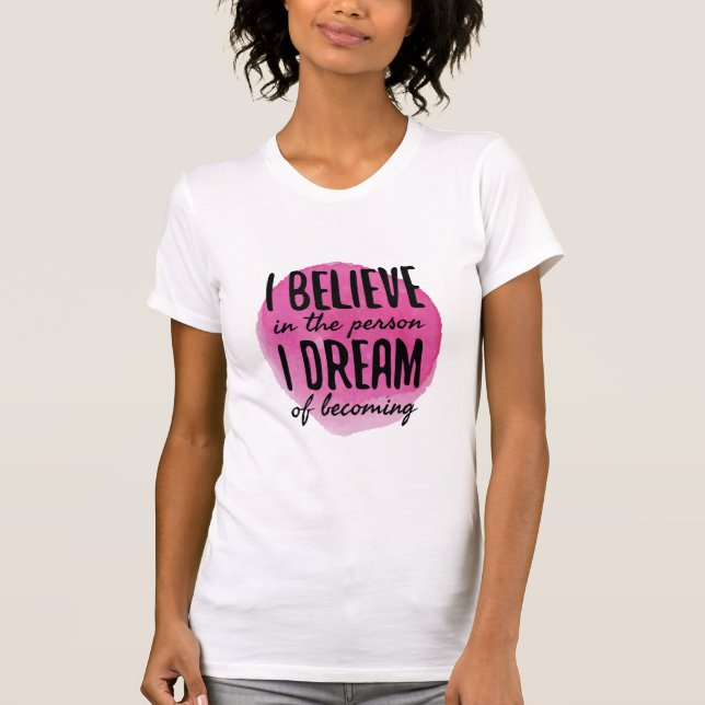 T-shirt auto-amour mots de motivation pour l'autosoin (Devant)