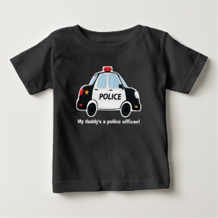 T-shirt auto de la police - bébé - bébé - bébé - e