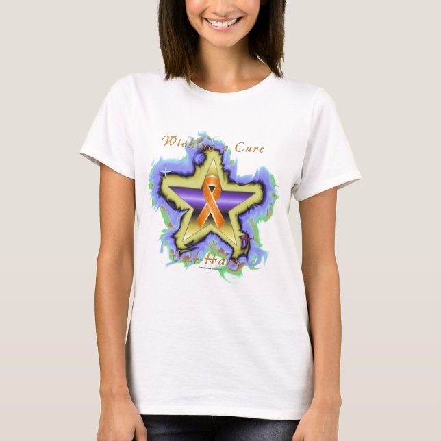 T-shirt Auto-Harm Wish Star Dames Crop Top (Devant)