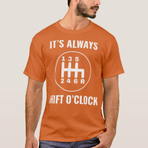T-shirt Auto mécanicien Funny Garage manuel Shifting Racin