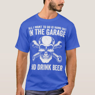 T-shirt Auto Mécanique Funny Garage Fixer les voitures Lou