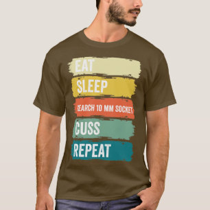T-shirt Auto Mécanique Funny Garage Fixer les voitures Méc