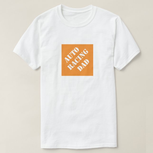 T-shirt Auto Racing Papa Drôle Papa Fête des pères humoris (Design devant)
