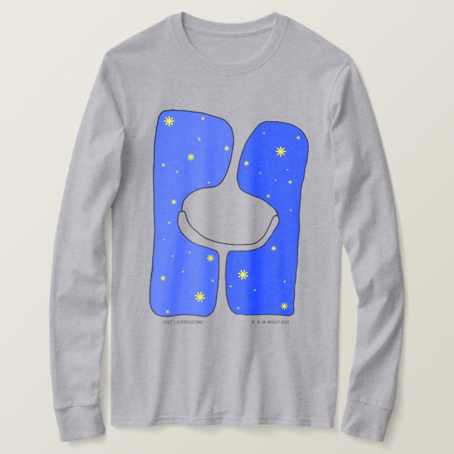 T-shirt Auto-soutien - Art portable (Design devant)