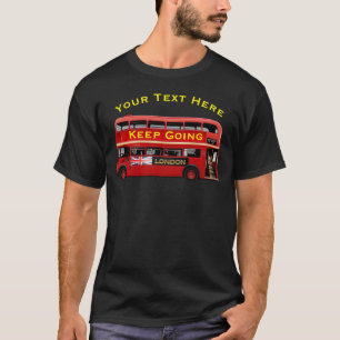 T-shirt Autobus à impériale vintage de Londres