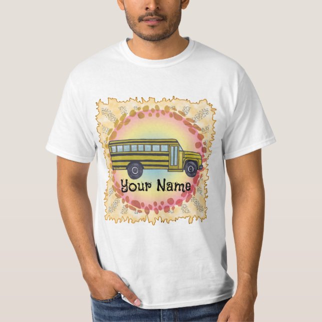 T-shirt autobus scolaire (Devant)