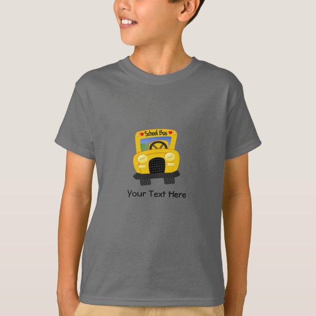 T-shirt Autobus scolaire 2 (personnalisable) (Devant)