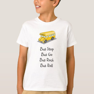 T-shirt Autobus scolaire jaune