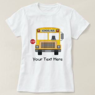 T-shirt Autobus scolaire personnalisable
