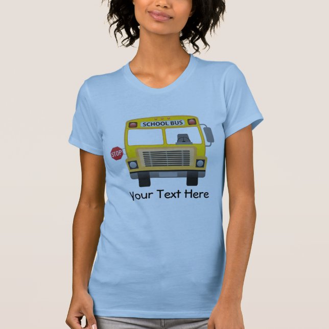 T-shirt Autobus scolaire personnalisable (Devant)