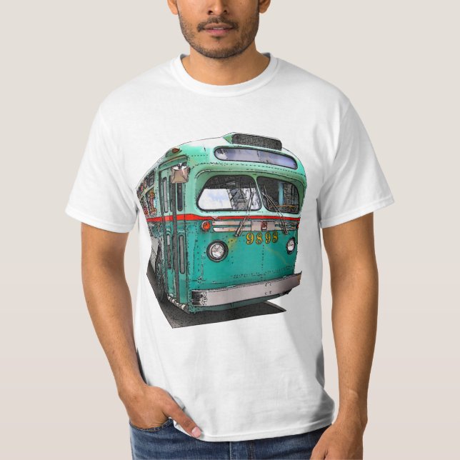 T-shirt Autobus vintage de NYC (Devant)