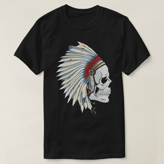 T-shirt Autochtone du crâne (Design devant)