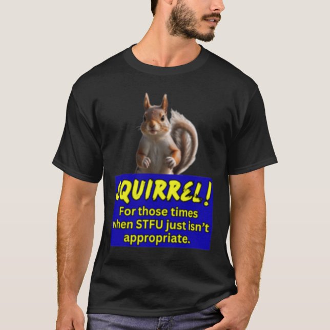 T-shirt Autocollant 2 écureuil (Devant)