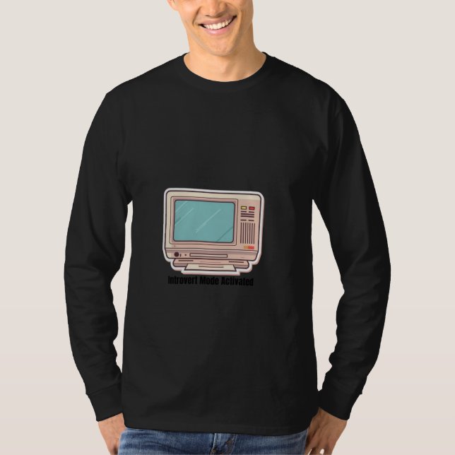 T-shirt Autocollant 404 Motivation Not Found – Humour Tech (Devant)