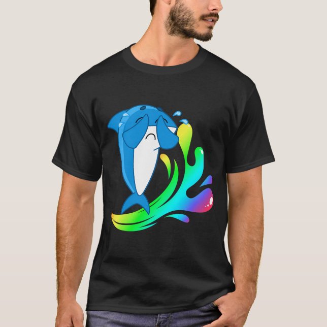 T-shirt autocollant baleine iconique (Devant)