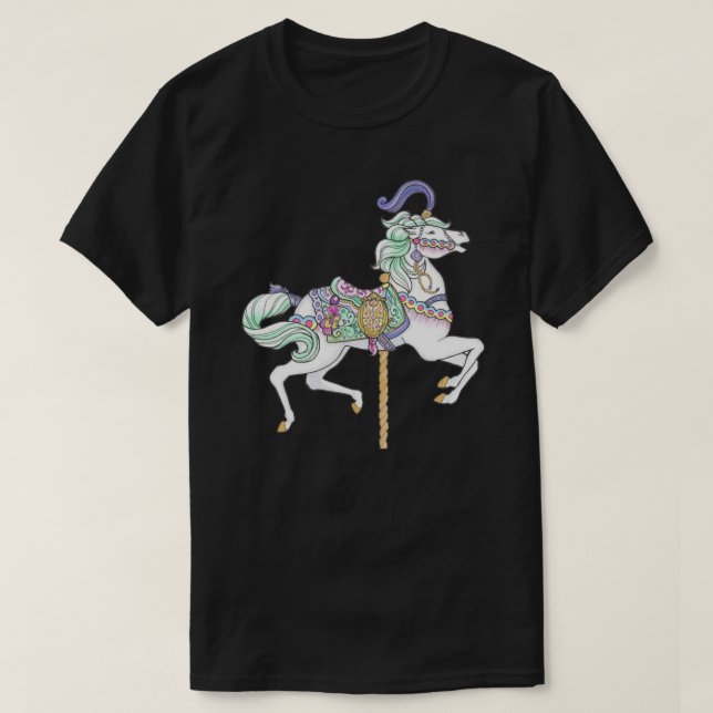 T-shirt Autocollant Carousel Horse (Design devant)