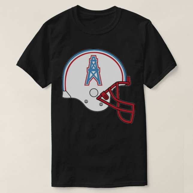 T-shirt Autocollant casque Houston Oilers (Design devant)