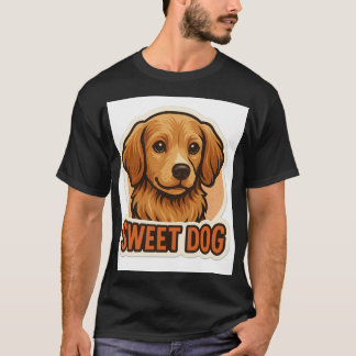T-shirt Autocollant Chiot Mignon : Conception de Décalcoma