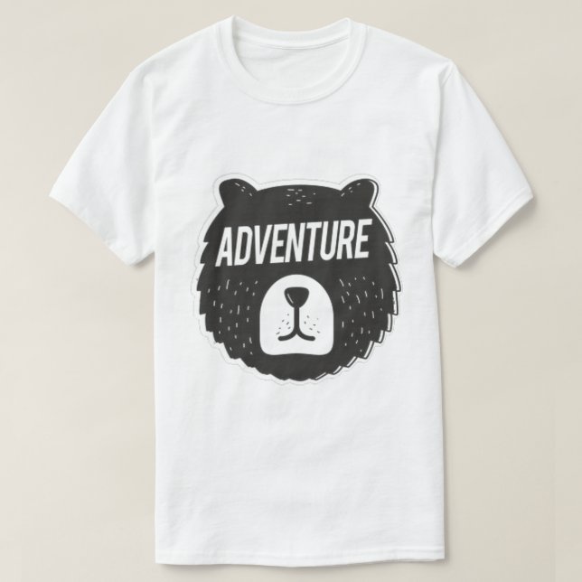 T-shirt Autocollant d'aventure (Design devant)