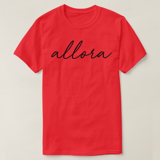 T-shirt Autocollant de devis italien Allora (Design devant)